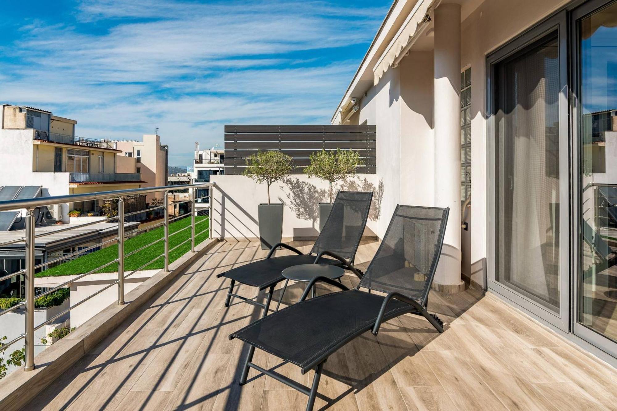 Dreamy Athens Penthouse With Acropolis View Apartment Exterior foto