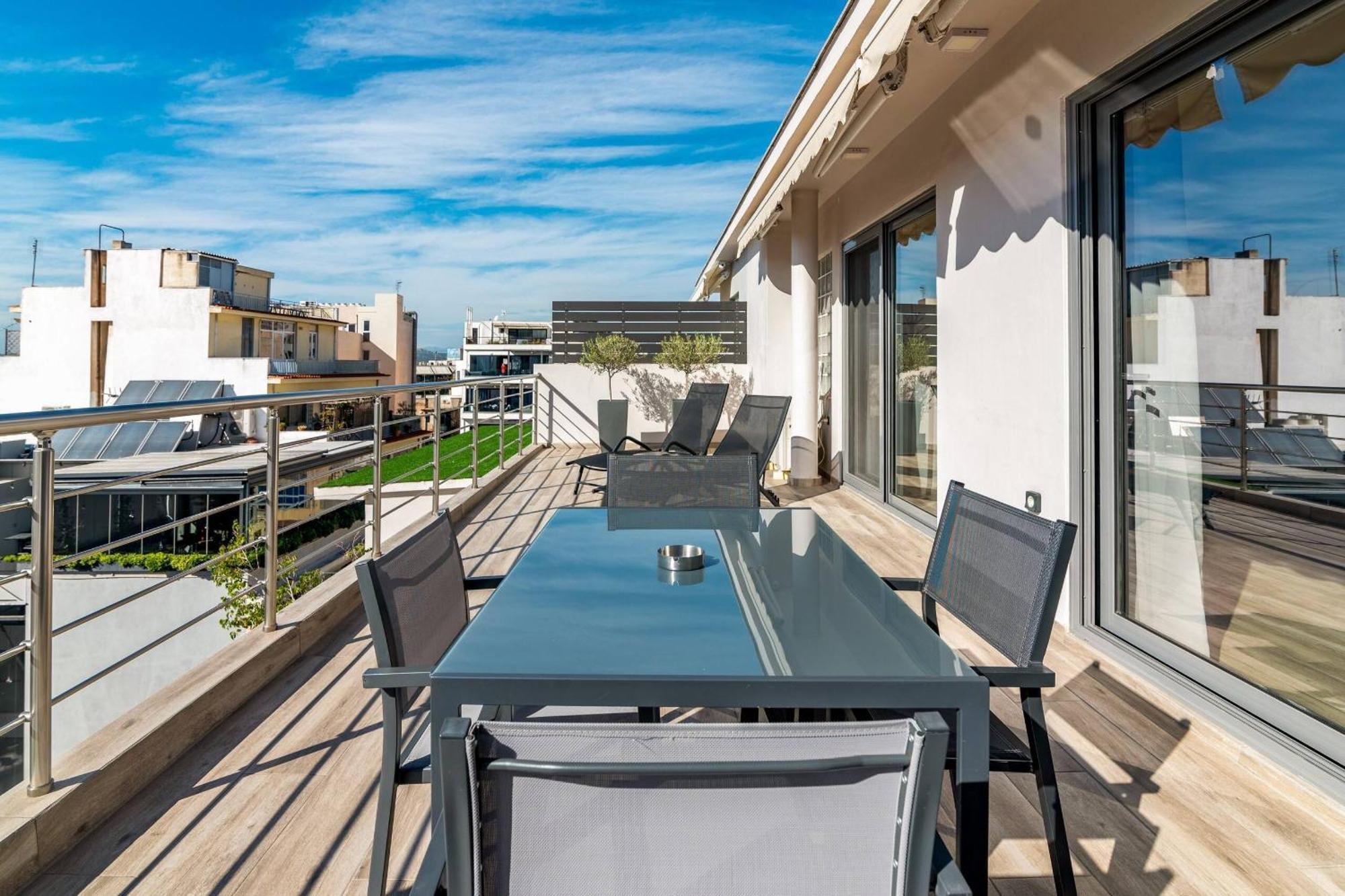 Dreamy Athens Penthouse With Acropolis View Apartment Exterior foto